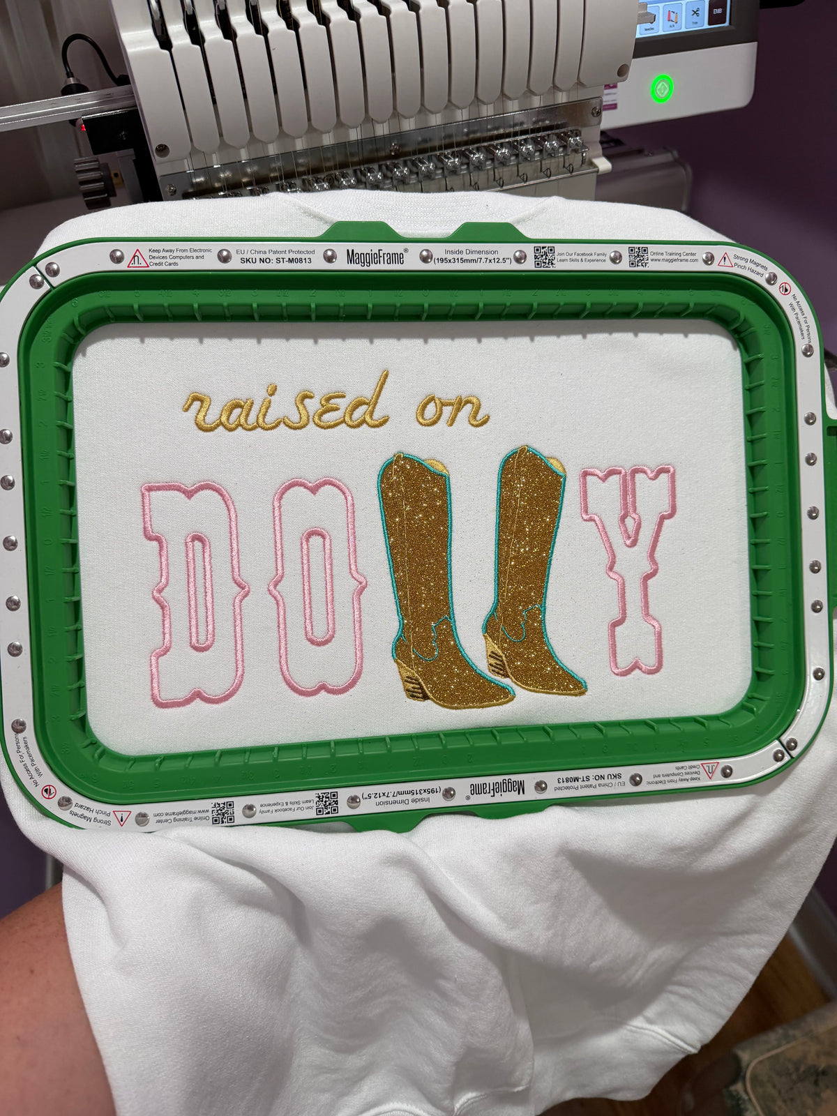 Raised on Dolly Crewneck