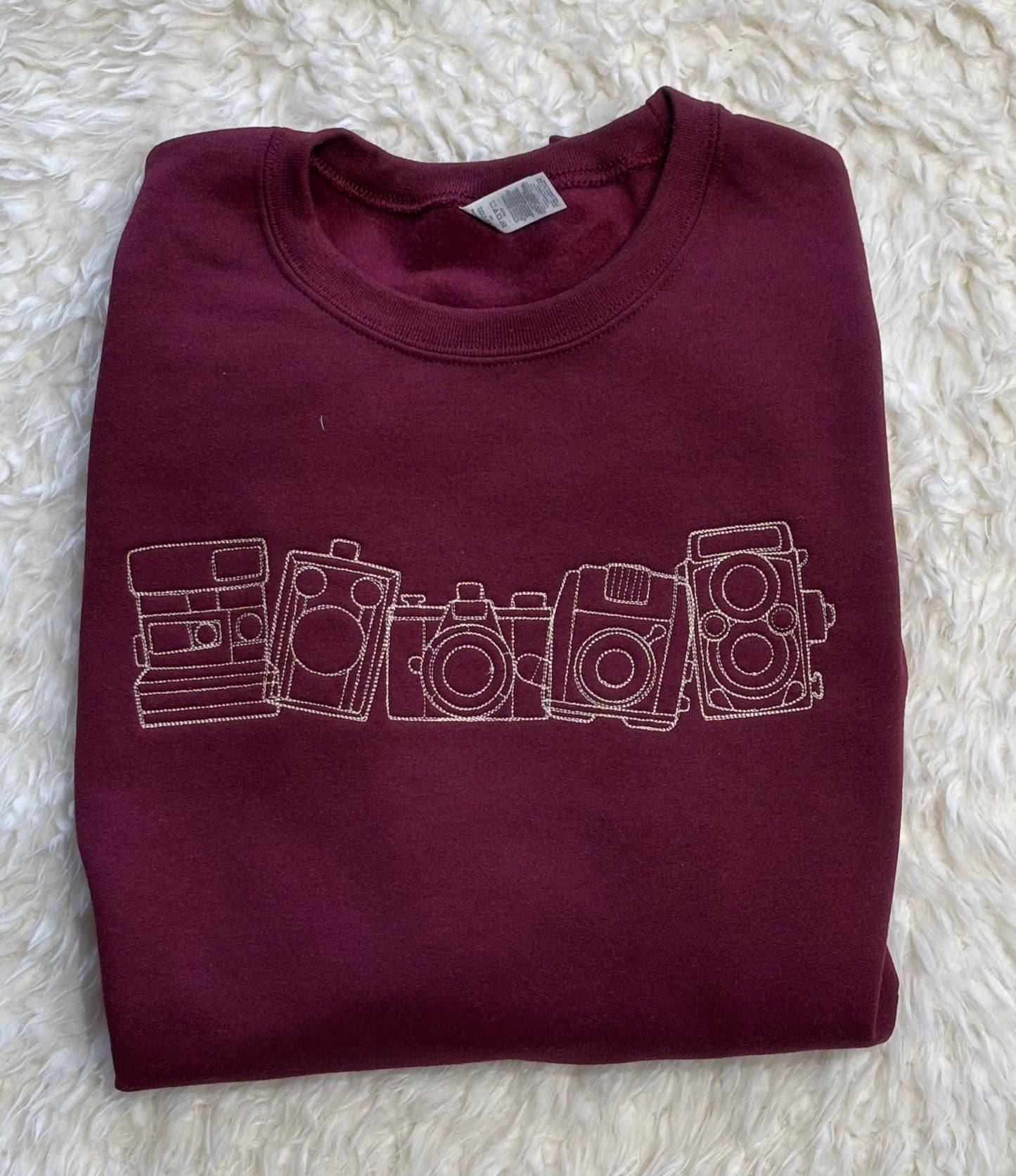 Vintage Camera Sketch Crewneck