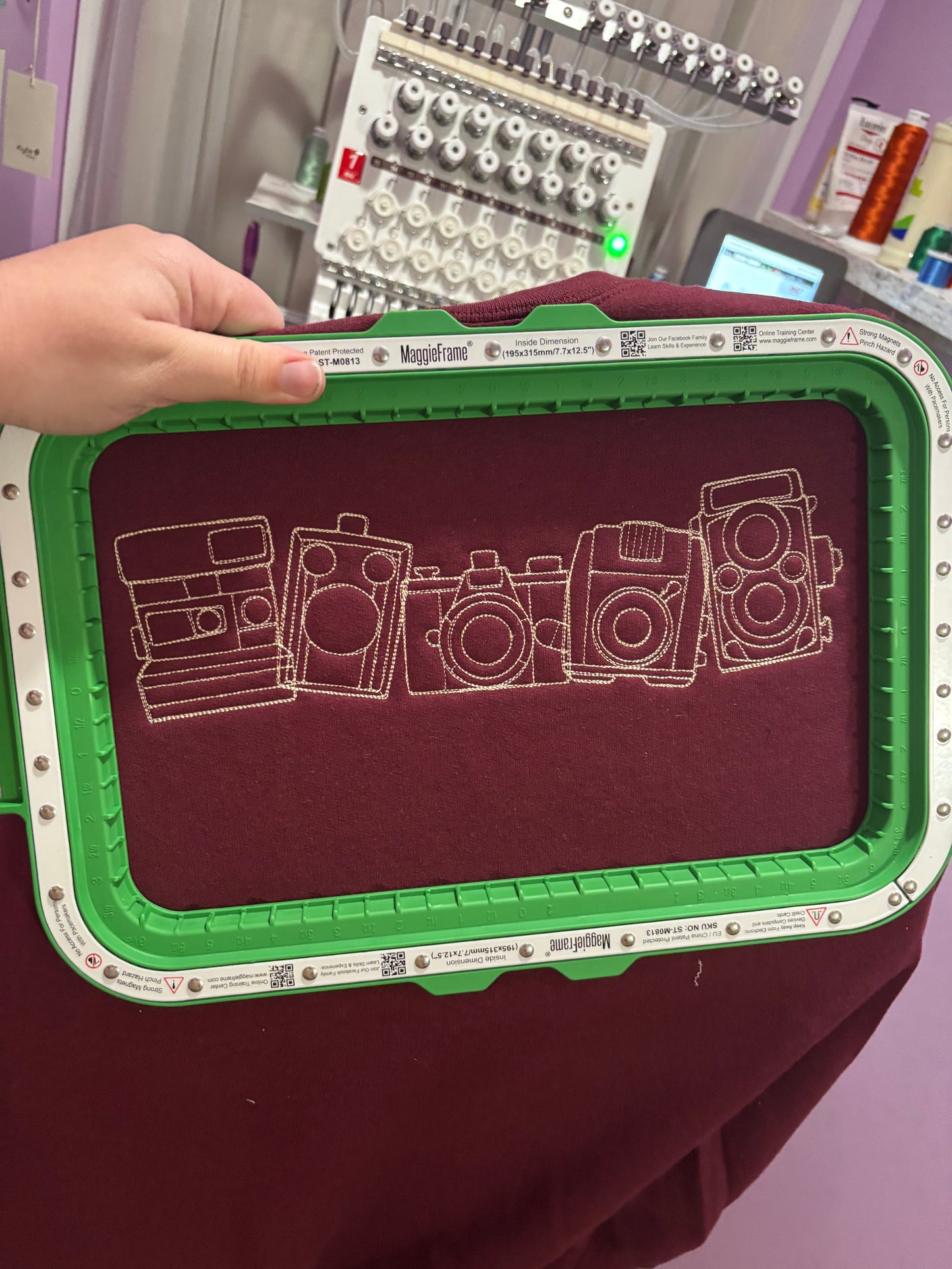 Vintage Camera Sketch Crewneck