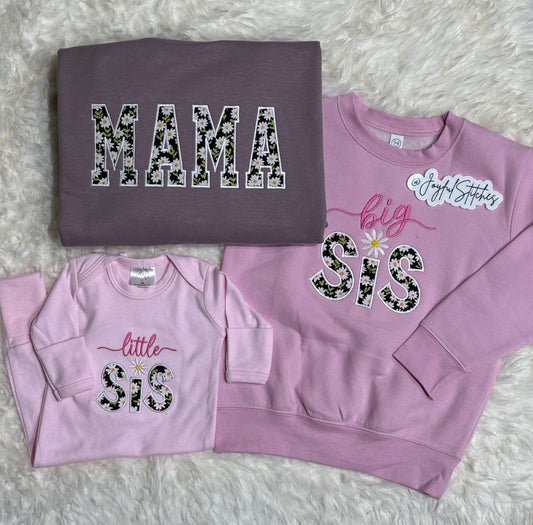 Daisy Big Sis Crewneck
