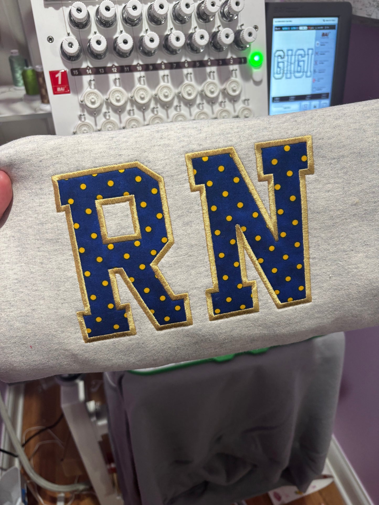 RN Appliqué Crewneck