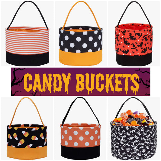 Personalized Halloween Candy Buckets